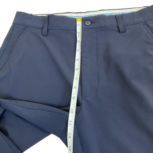 Footjoy Mens Sz 32x32 Flat Front Chino Pants Golf Performance Navy Quick Dry - Picture 10 of 16